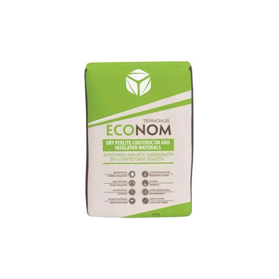 პერლიტის ფითხი TERMOHUB ECONOM 8 კგ (გარე) — ფითხი
